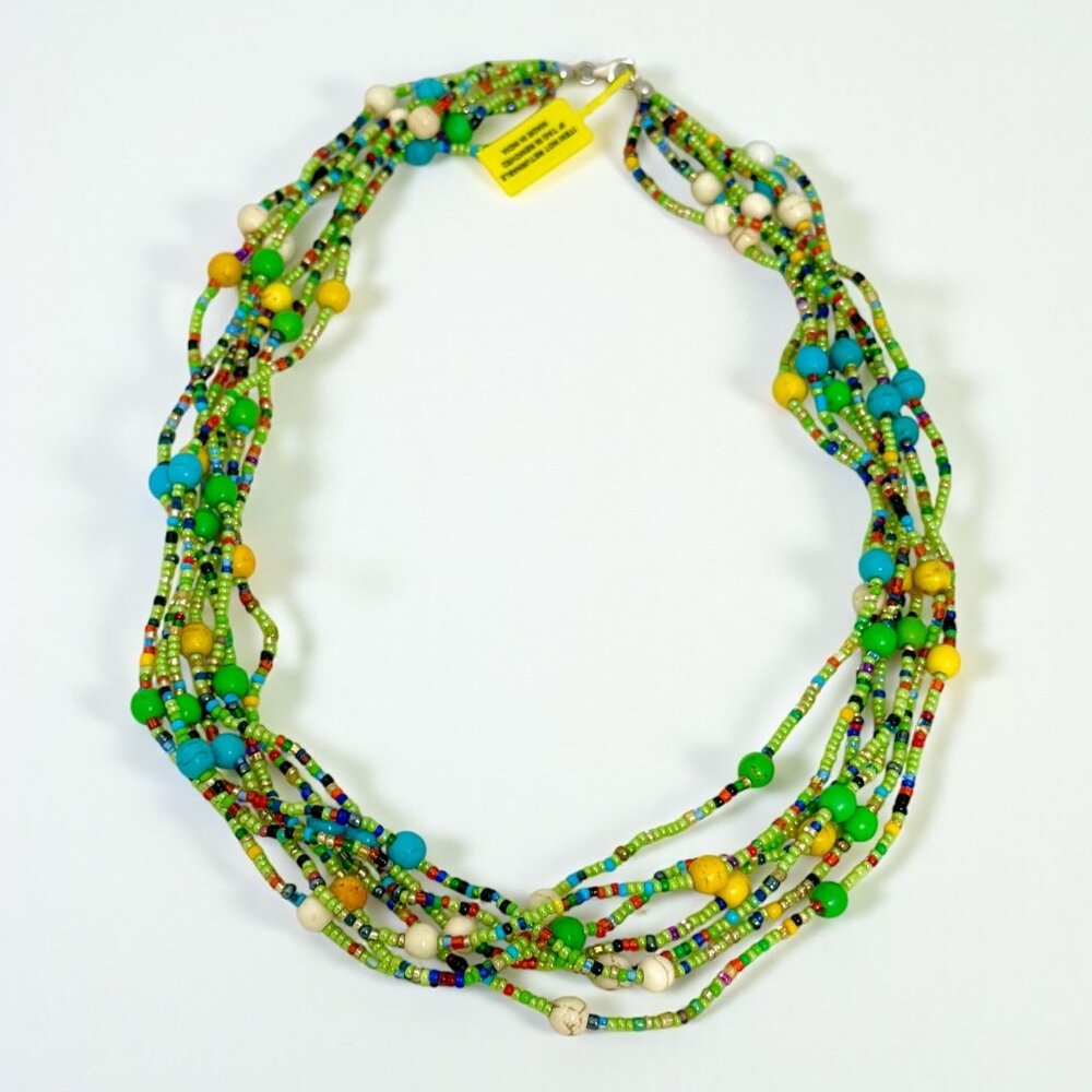Multistrand Seed bead necklace - 18.75" - New with tag